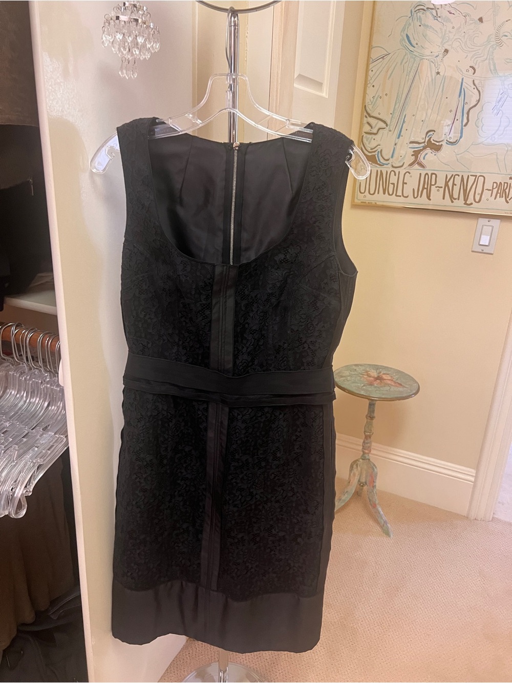 Dolce & Gabbana Black Lace Sheath Dress